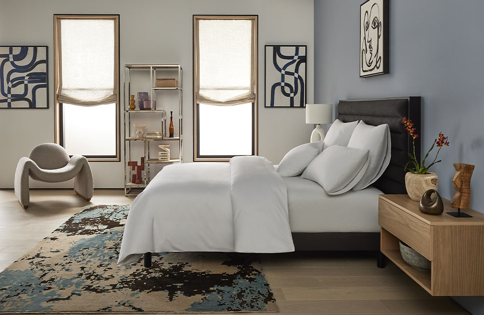 Ensemble housse de couette et taies d'oreiller