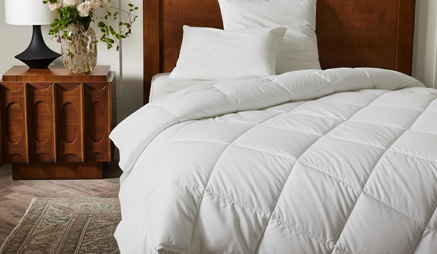 Ensemble Oreillers et Couette d'Hôtel